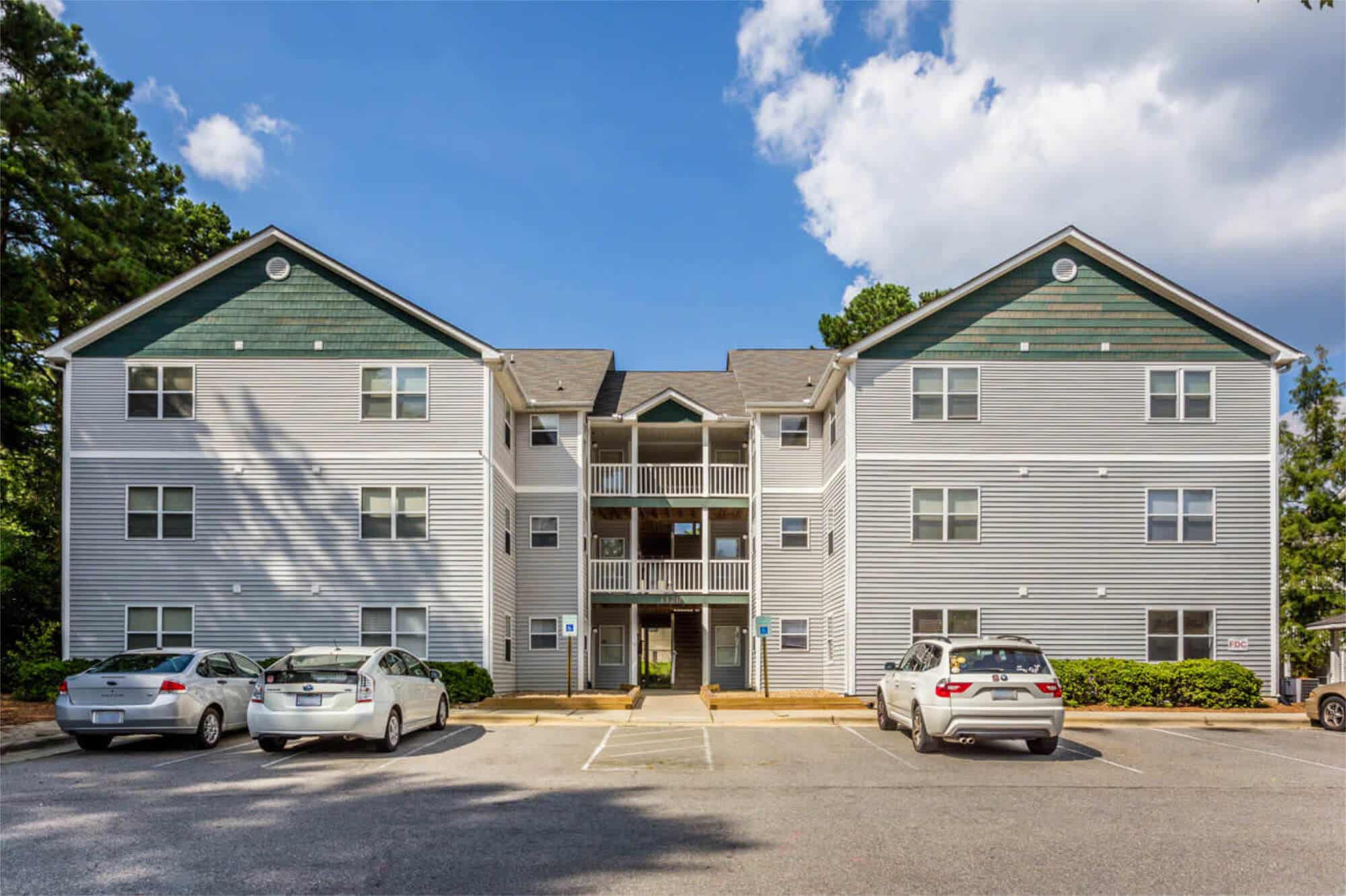 raleigh off campus apartments near nc state university building exterior